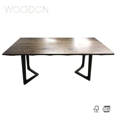 Fekete dió tömörfa teaasztal