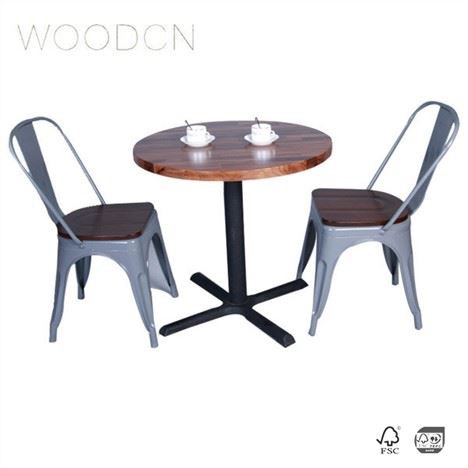 Tömör diófa hentesblokk étkezőasztal