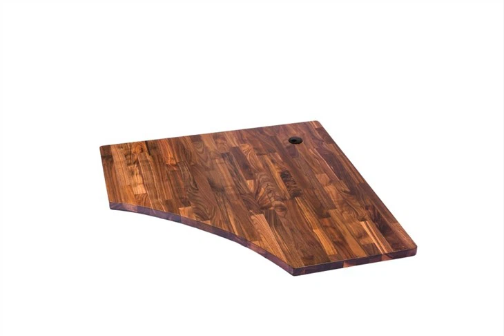 Solid Black Walnut Wood Single Butcher Block Office Table/Desk Top Manufacturers