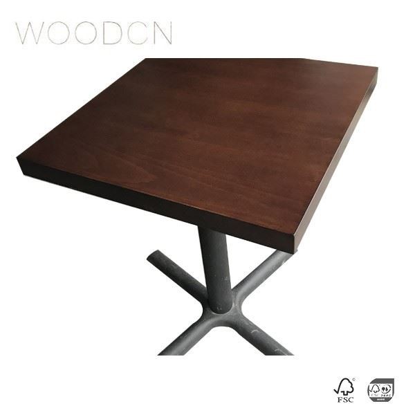 Veneer Oak Wood Table For Restaurant
